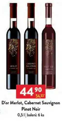 Qanto D'or Merlot, Cabernet Sauvignon Pinot Noir nabídka