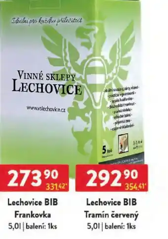 Qanto Lechovice BIB Frankovka nabídka