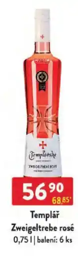 Qanto Templář Zweigeltrebe rosé nabídka