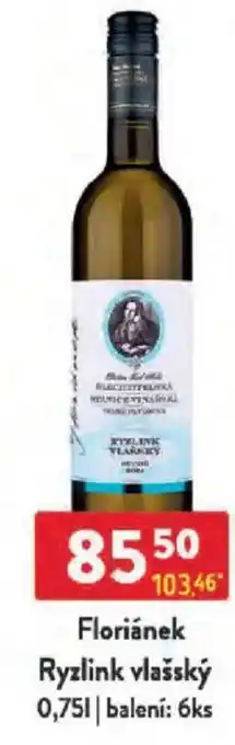 Qanto Floriánek Ryzlink vlašský nabídka