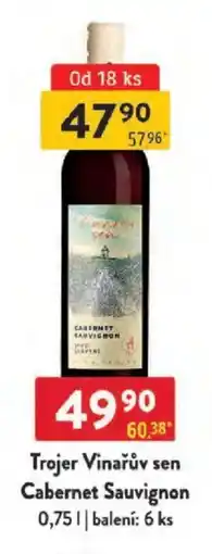 Qanto Trøjer Vinařův sen Cabernet Sauvignon nabídka