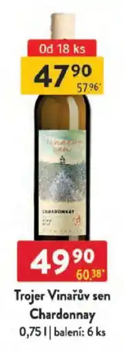Qanto Trojer Vinařův sen Chardonnay nabídka