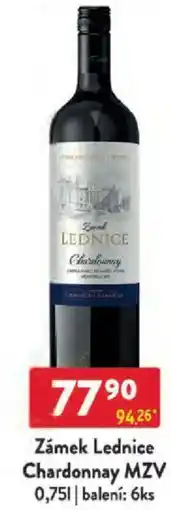 Qanto Zámek Lednice Chardonnay MZV nabídka