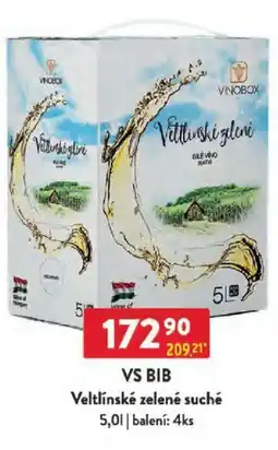 Qanto VS BIB Veltlínské zelené suché nabídka