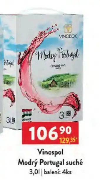 Qanto Vinospol Modrý Portugal suché nabídka