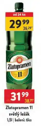 Qanto Zlatopramen 11 světlý ležák nabídka