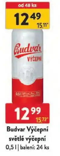 Qanto Budvar Výčepní světlé výčepní nabídka