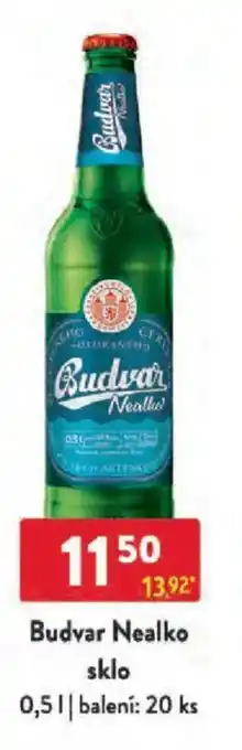 Qanto Budvar Nealko sklo nabídka