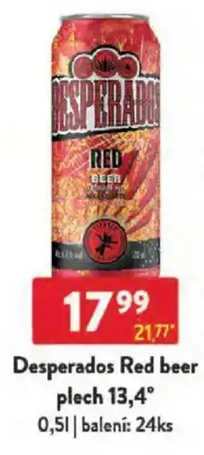 Qanto Desperados Red beer plech 13,4° nabídka