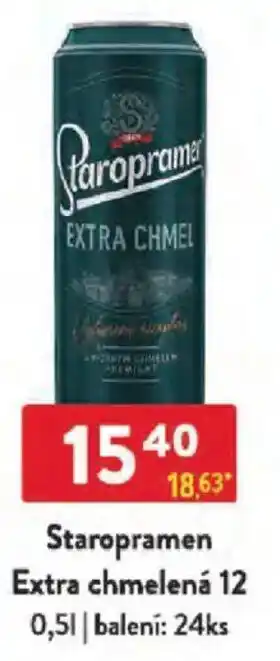 Qanto Staropramen Extra chmelená 12 nabídka