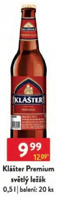 Qanto Klášter Premium světlý ležák nabídka