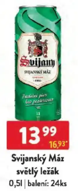Qanto Svijanský Máz světlý ležák nabídka
