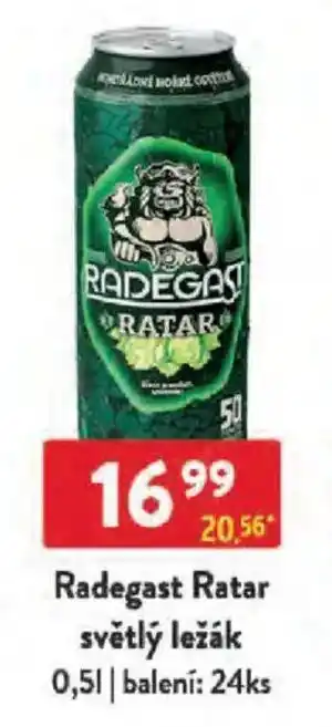 Qanto Radegast Ratar světlý ležák nabídka