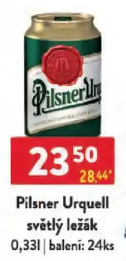Qanto Pilsner Urquell světlý ležák nabídka