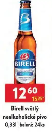 Qanto Birell světlý nealkoholické pivo nabídka