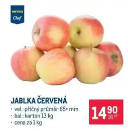 Makro Jablka červená nabídka