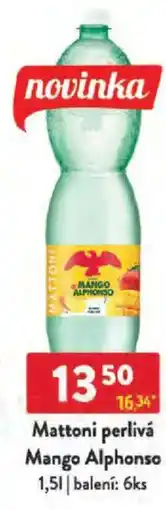 Qanto Mattoni perlivá Mango Alphonso nabídka