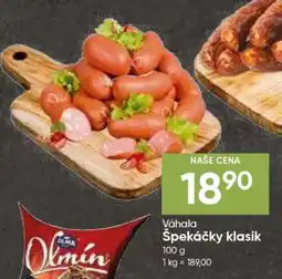 Hruška VÁHALA Špekáčky klasik nabídka