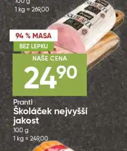 Hruška Prantl Školáček nejvyšší jakost nabídka