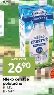 Hruška Mléko čerstvé polotučné nabídka