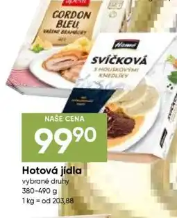 Hruška Hotová jídla nabídka