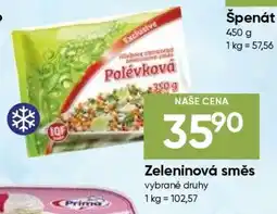 Hruška Zeleninová směs nabídka