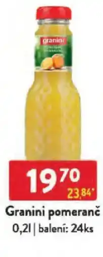 Qanto Granini pomeranč nabídka