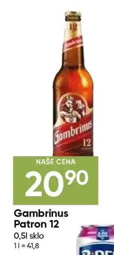 Hruška Gambrinus Patron 12 nabídka