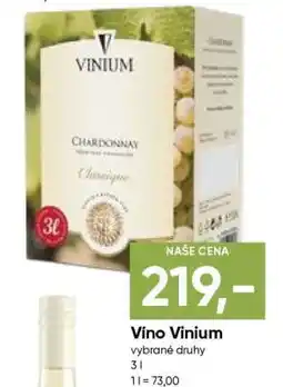 Hruška VÍNO VINIUM nabídka