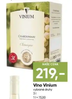Hruška VÍNO VINIUM nabídka