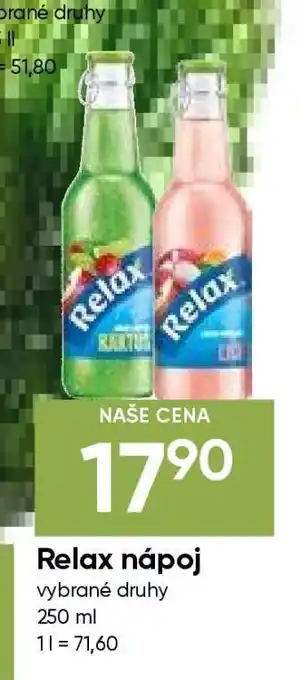 Hruška Relax Nápoj nabídka
