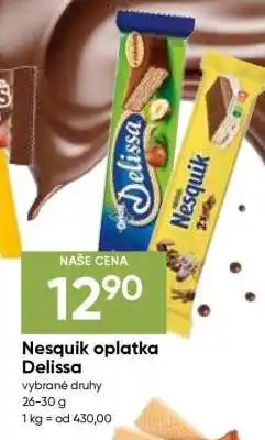 Hruška Nesquik oplatka Delissa nabídka