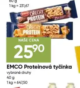 Hruška Emco Proteinová tyčinka nabídka