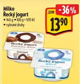 Albert Milko Řecký jogurt nabídka