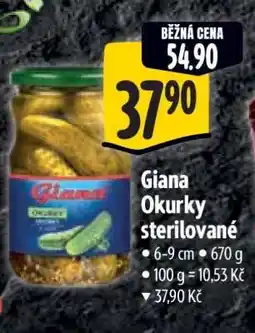 Albert Giana Okurky sterilované nabídka