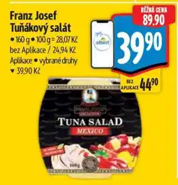 Albert Franz Josef Tuňákový salát nabídka