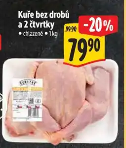Albert Kuře bez drobů a 2 čtvrtky nabídka