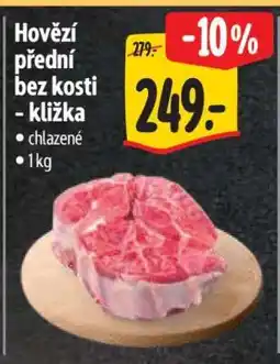 Albert Hovězí přední bez kosti – kližka nabídka