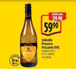 Albert Solicello Prosecco Frizzante DOC nabídka