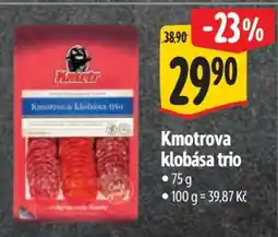 Albert Kmotrova klobása trio nabídka