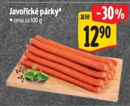 Albert Javořické párky nabídka