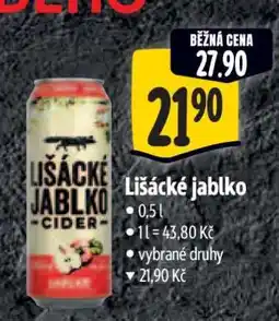 Albert Lišácké jablko nabídka