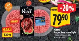 Albert Albert Burger Americano Style nabídka