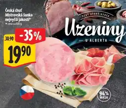 Albert Česká chuť Mistrovská šunka nejvyšší jakosti nabídka