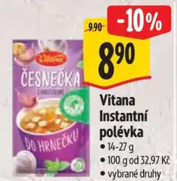 Albert Vitana Instantní polévka nabídka