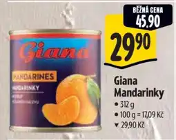Albert Giana Mandarinky nabídka