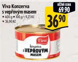 Albert Viva Konzerva s vepřovým masem nabídka