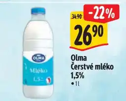 Albert Olma Čerstvé mléko 1,5% nabídka