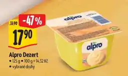 Albert Alpro dezert nabídka