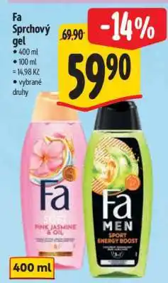 Albert Fa sprchový gel nabídka